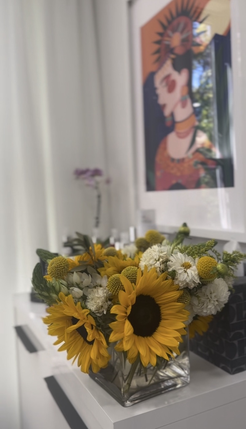 Sunflowers in the studio